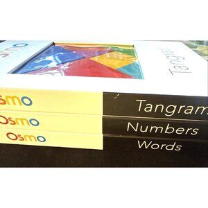 OSMO Genius Kit iPad WORDS NUMBERS TANGRAM Educational learning 3 Sets COMPLETE